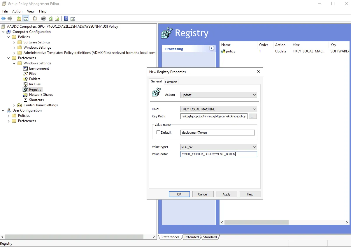 Create Neon deployment key