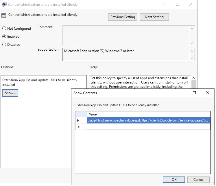 Download edge GPO bundle